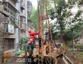石化大院加裝電梯項目-地勘取土
